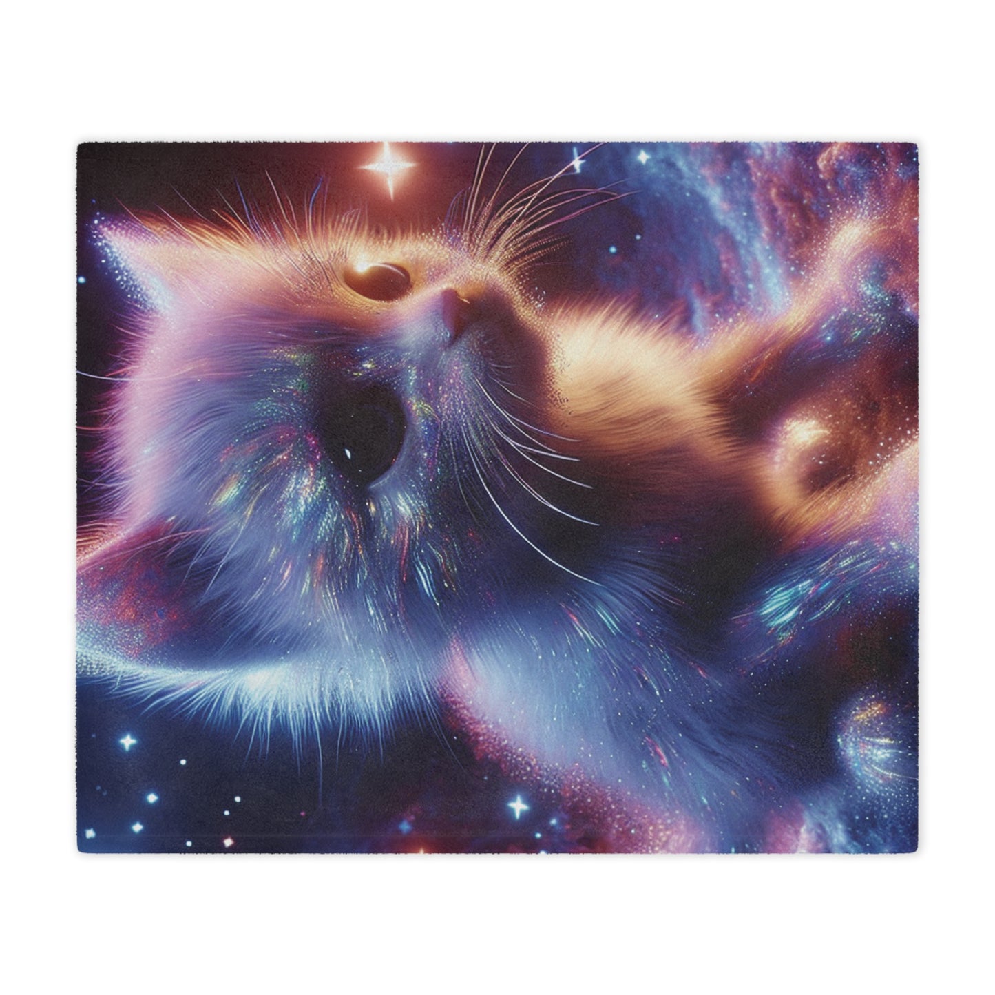 Space Kitten Microfiber Blanket
