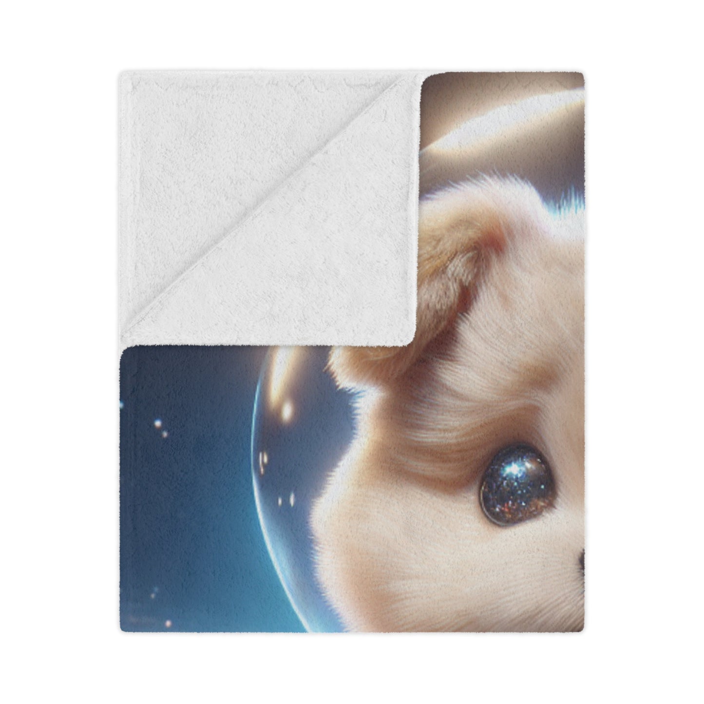 Space Puppy Microfiber Blanket
